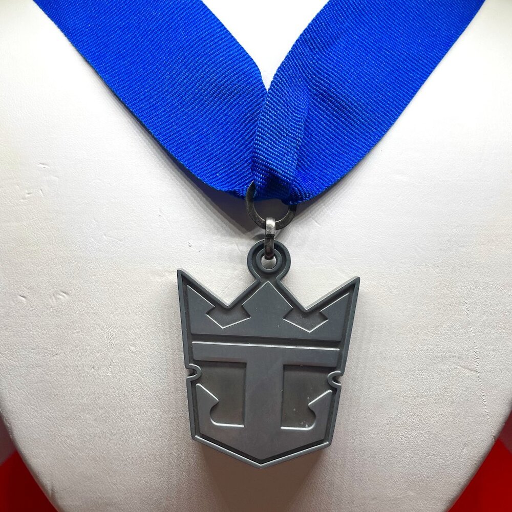 Royal Caribbean International Cruise Line Silver Toned  Award medal medallion